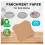 Natural Parchment Paper Squares 7x7 Inch 200 Sheets 2