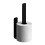 Self-Adhesive Toilet Roll Holder, Matte Black, Holds 2 Rolls 1