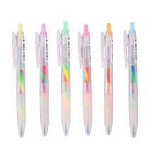 Rainbow Gel Pens Leak-Proof Glitter Set 6 pcs