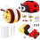 Needle Felting Kit Ladybug Bee with Instructions and Foam 1