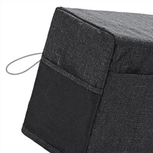 Capa protetora impermeável para máquina de costura com bolsos. 1