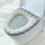 Keeplus Knitted Toilet Seat Cushion Thickened Washable 1