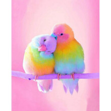 Parrots Diamond Painting Kit 5D DIY Cross-Stitch