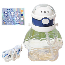 Cartoon Bear Water Jug Food-Grade Silicone 700ml