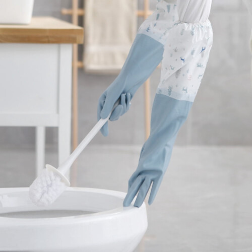 Dishwashing Gloves Long Cuff Reusable 2 Pairs 1