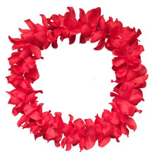 Hawaiian silk flower leis tropical hula dance supplies 12