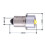 Phare antibrouillard LED H4 100W 8000K Blanc 7
