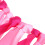 First Birthday Banner Pink Burlap with Ribbon 1 pc 6