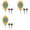 3X Retractable Spring Balancer,Bearing Spring Tool Load Balancer 4 Feet Adjustable Cable Retractor 1.1-3.3lbs(0.5-1.5kg) 1