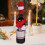 Christmas Bottle Cover Set Red Non-Woven 6 pcs 7