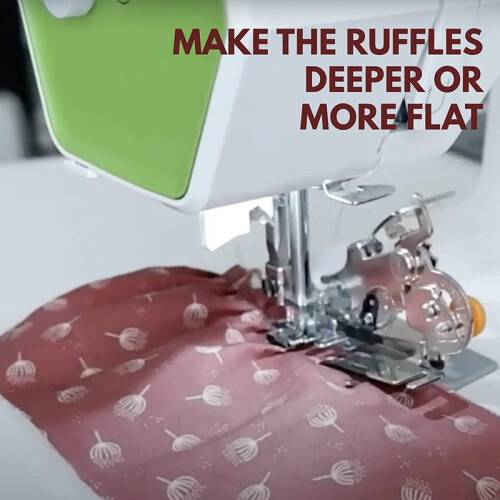 Ruffler-trykfod universal til symaskiner 1 stk. 2