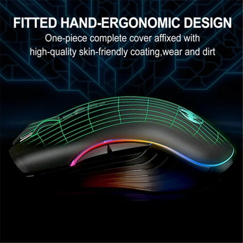 Aippl 2.4G wireless gaming mouse rechargeable 3 DPI 1