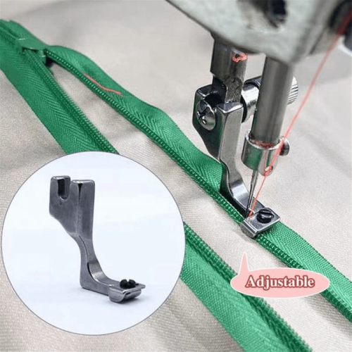 Ρυθμιζόμενο ποδαράκι πίεσης με φερμουάρ για βιομηχανική χρήση με μία βελόνα 1
