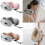 Body Pillow with Vibration and Heating Gray U-Shaped Memory 1