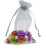 Sacos de organza para presentes, cinza, 7,6 x 10,2 cm (3 x 4 polegadas), 100 unidades. 6