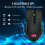 Aippl 2.4G wireless gaming mouse rechargeable 3 DPI 5