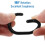 Curtain Rod Hooks White Plastic Rings 12/24/36 pcs 3