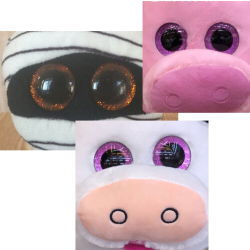 Πλαστικά μάτια ασφαλείας OOKWE για amigurumi 16/20/24mm 1
