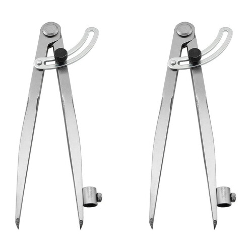 Compass Wing Divider Scribe Tool 8 Inch 2 pcs