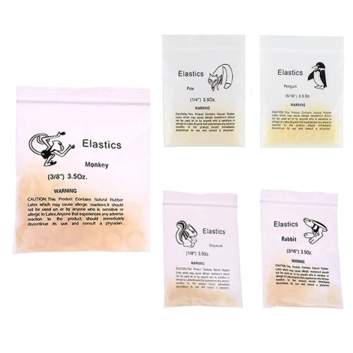 Dental Rubber Bands 4 Sizes 100 pcs per Bag 1