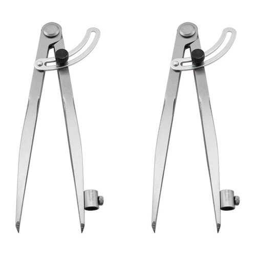 Compass 200mm Precision Wing Divider with Pencil Holder 2