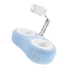 Tablet Pillow Stand with Two Snack Bowls