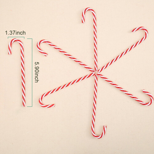 Candy Cane Lawn Stakes Christmas Pathway Markers 6pcs 1