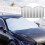 Huixinou Front Windshield Sun Shade Gray 51x23 Inch 1