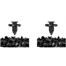400PCS Push Type Retainer Clips 8mm Liner Clips for Trim Rivet Body Fasteners 01553-09321