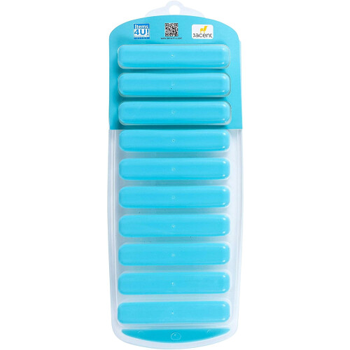 Bac à glaçons compact bleu sarcelle, compatible lave-vaisselle, lot de 1 2