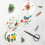 Bonroy embroidery kit for beginners with pattern, hoops, 2