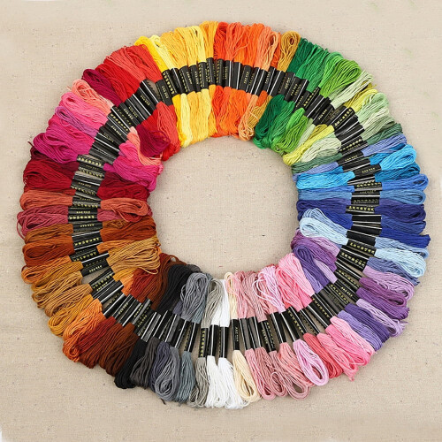 Embroidery thread colorful 1 bag