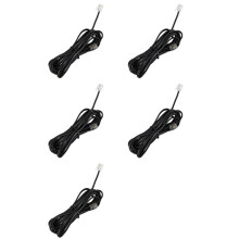 5X RJ11 6P4C Telephone Cable Cord ADSL Modem 3 Meters