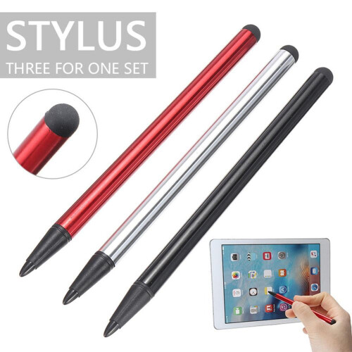 Penna stilo capacitiva per tablet e iPad, confezione da 1 2