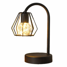 Night Light Battery Operated Metal Cage Lamp 1 Piece