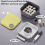 Portable Sewing Box with DIY Supplies Yellow 4