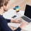 Aluminium tablet stand silver for home office 5