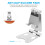 Aluminium tablet stand silver for home office 8