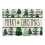 Christmas linen placemats tree print 4 pcs 1