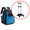 Mornei Foldable Aluminum Alloy Trolley Backpack Black 6
