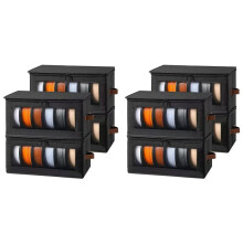 8 Pack 3D Printer Filament Storage Box Holds to 24 Rolls with Desiccants Ideal for Home Studio