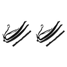 4x Accordion Straps 96-120 Bass Wide Thickened Velvet Adjustable Universal Straps