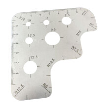 Stainless Steel Leather Cutting Angle Ruler