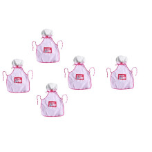 5X Childs Kids Chef Hat Apron Cooking Baking Boy Girl Chefs Junior Gift ()