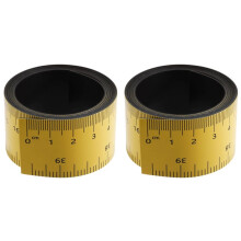 2pcs 39.37 Inch Magnetic Ruler Flexible Magnetic Ruler Magnet Measuring Tape with Both Inches and Centimeters
