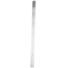 Stainless Steel Straight Edge Ruler 60 cm Silver