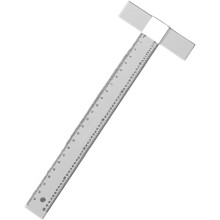 T-square ruler 90-degree transparent 24 inch