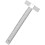 T-square ruler 90-degree transparent 24 inch 1