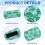 Swimming headband with ear plugs 6 pcs 3