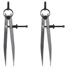 Leather Compass Steel Divider Wing 6 Inch 2pcs